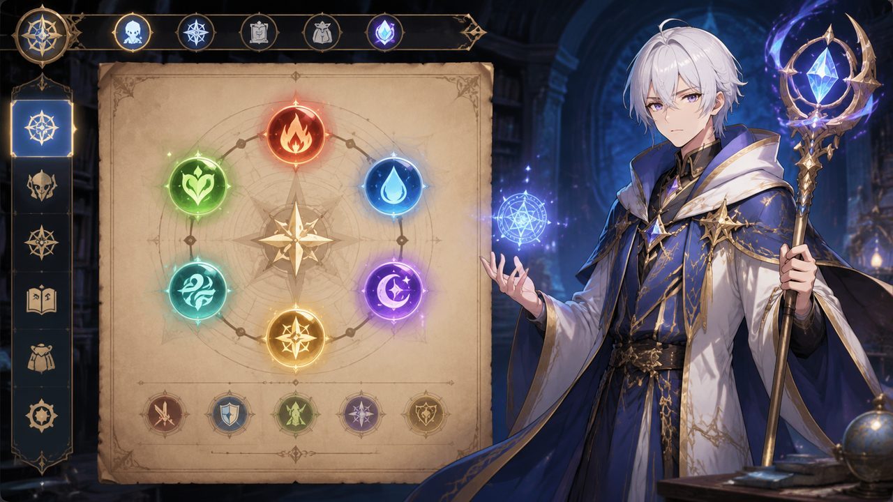 魔法师露娜 日系风格 演示图 2