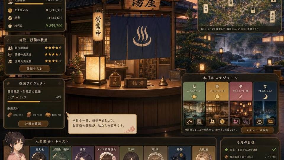 背德浴场 浴场经营 实机截图 7