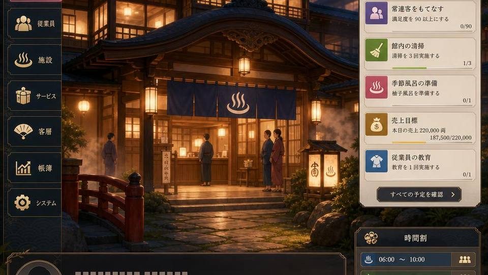 背德浴场 实机画面 玩法截图 1
