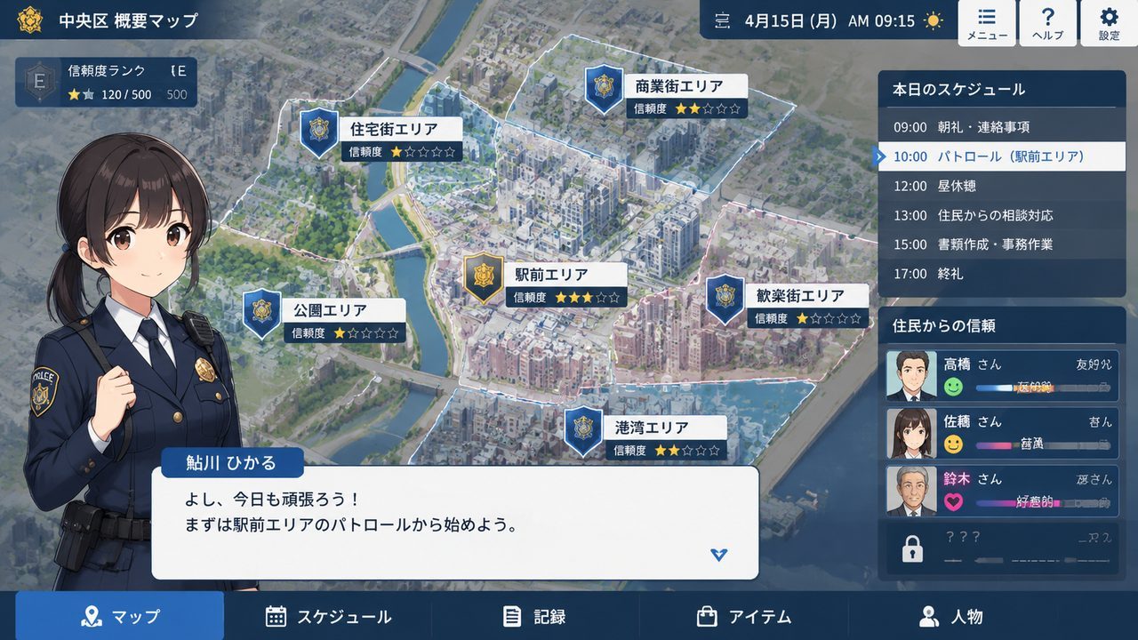极道无赖EX 女警鮎川光 主线事件 实机截图