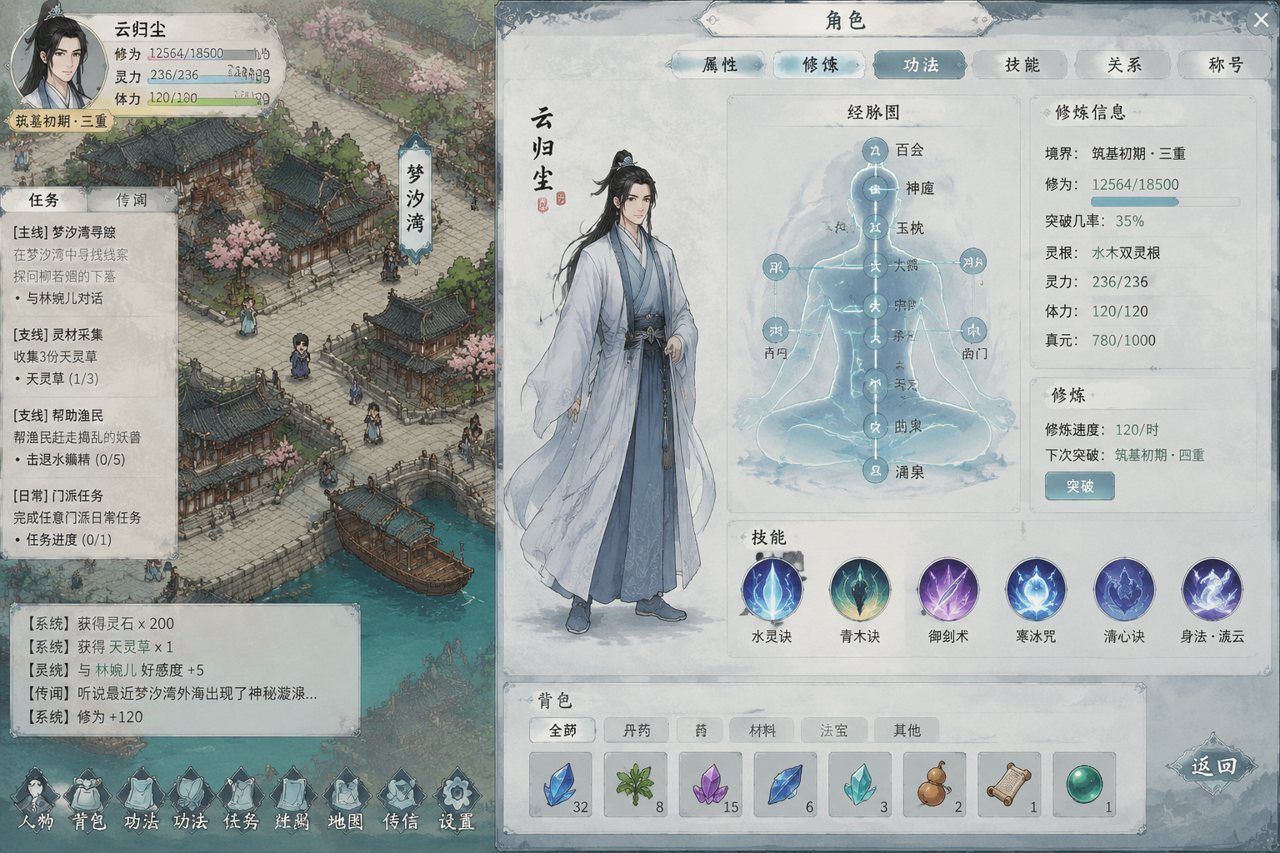 谪仙索欢录 秘境探索 画面 3