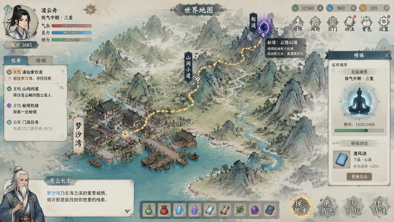 谪仙索欢录 支线内容 资料图 2