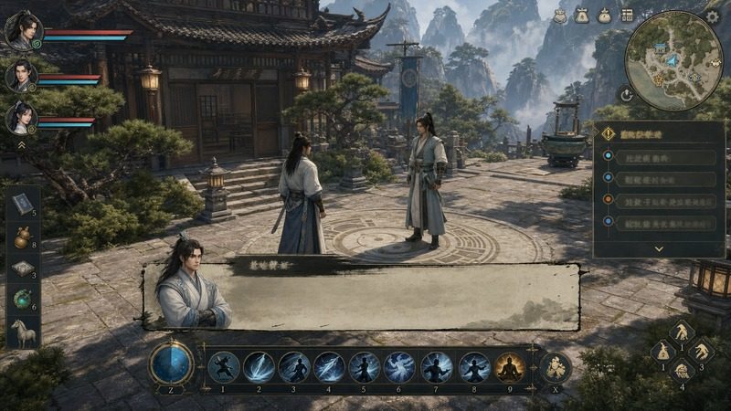 金庸群侠传5爱与死仙狐MOD六周年 角色路线 页面配图 2